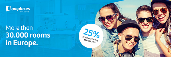 Uniplaces - 25% discount on the service fee