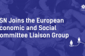 Image with dark blue background. In the right upper corner is the logo of ESN and in the lower corner is a white flat illustration depicting 4 white icons of people connected through a line. On the left side is the title of the article.