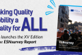 The cover page of the 15th edition of ESNsurvey and text: "Making Quality Mobility a Reality for All; ESN launches the XV Edition of the ESNsurvey Report".