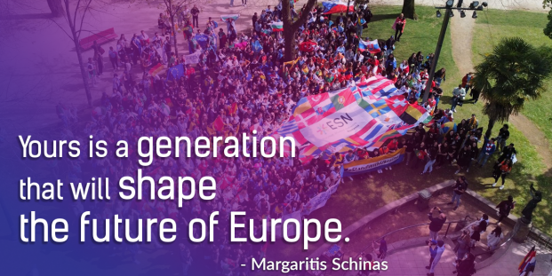 Quote by Margaritis Schinas - Yours is a generation that will shape the future of Europe.